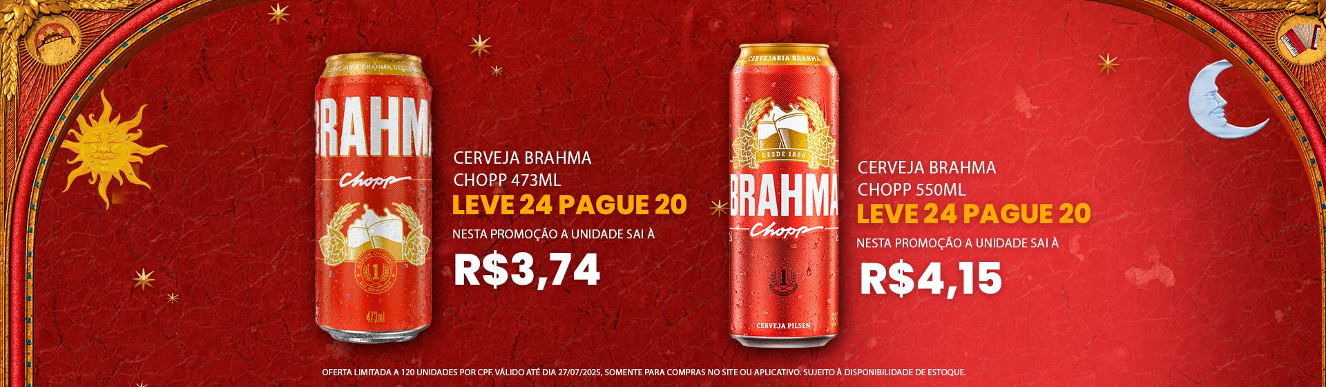 Cerveja Brahma Chopp 473ml  - Leve 24 Pague 20 até 27/07